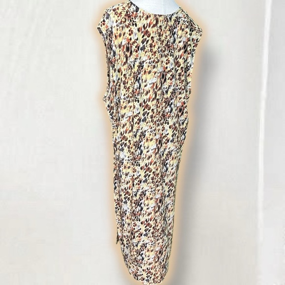 NWT Kasper ‘Naomi’ Everyday Knit Surplice Dress in “Daffodil / Vanilla Ice” 20W - Picture 14 of 16